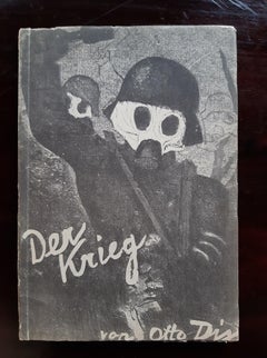 Der Krieg - Rare Book Illustrated by Otto Dix  - 1924