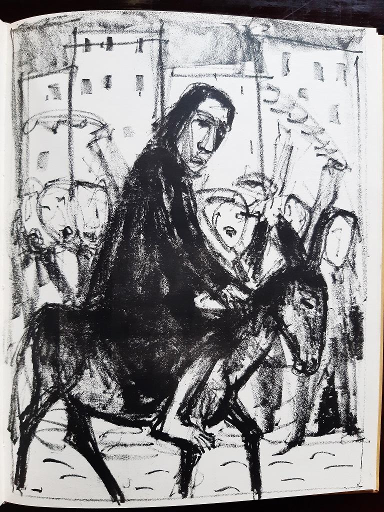 Evangelium nach Matthäus is an original modern rare book illustrated by Otto Dix (1891 – 1969) in 1960.

Published by Käte Voigt, Berlin.

Deluxe original edition.

Format: in 8°.

300 numbered and signed copies.

The book includes 104 pages with 33