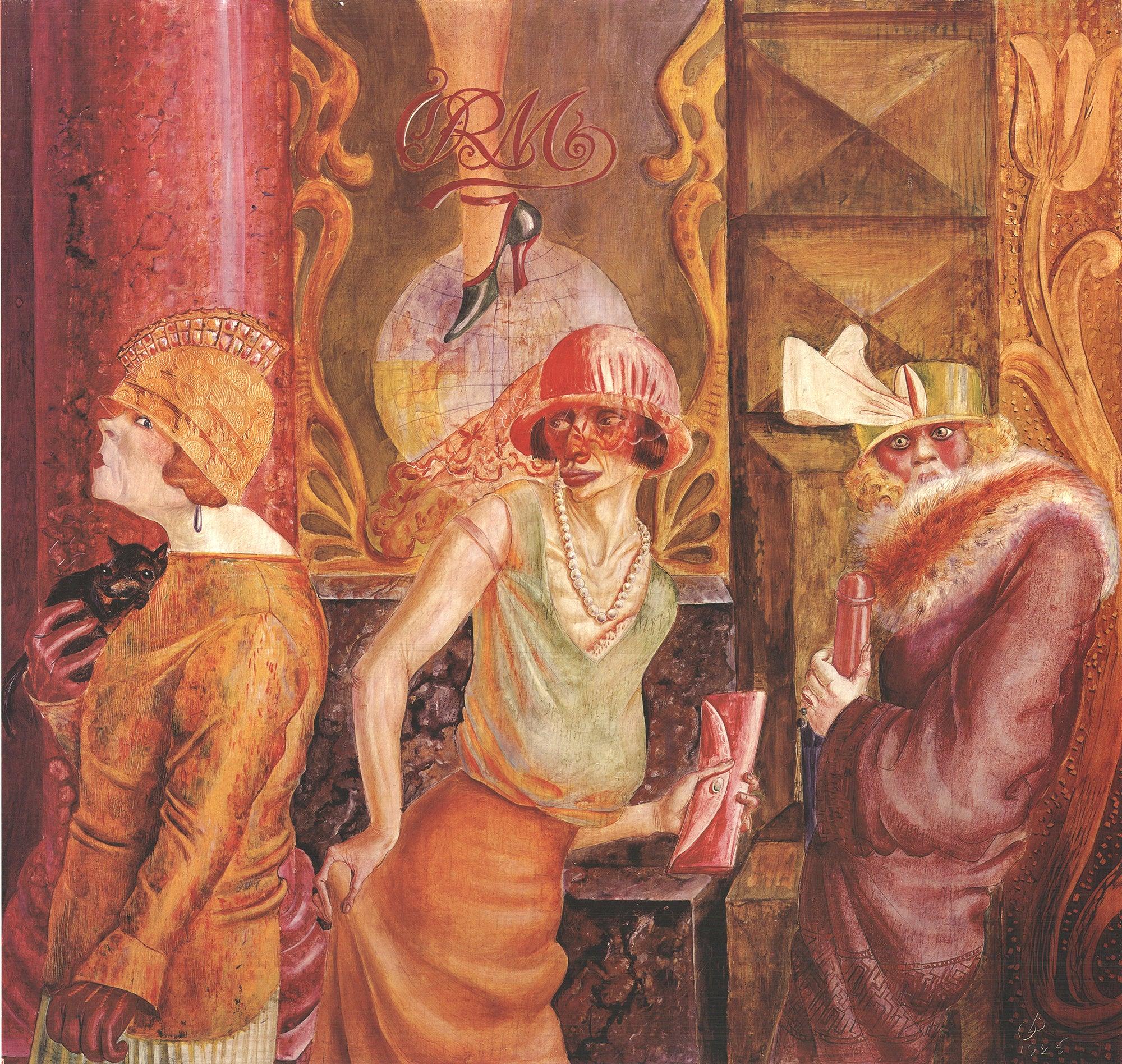 Otto Dix 'Three Prostitutes on the Street'- Poster For Sale 1