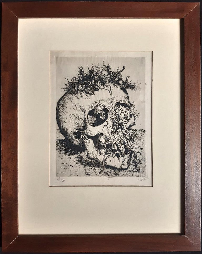 Otto Dix Skull Etching And Drypoint By Otto Dix From Der Krieg otto-dix-skull-etching-and-drypoint-by-otto-dix-from-der-krieg