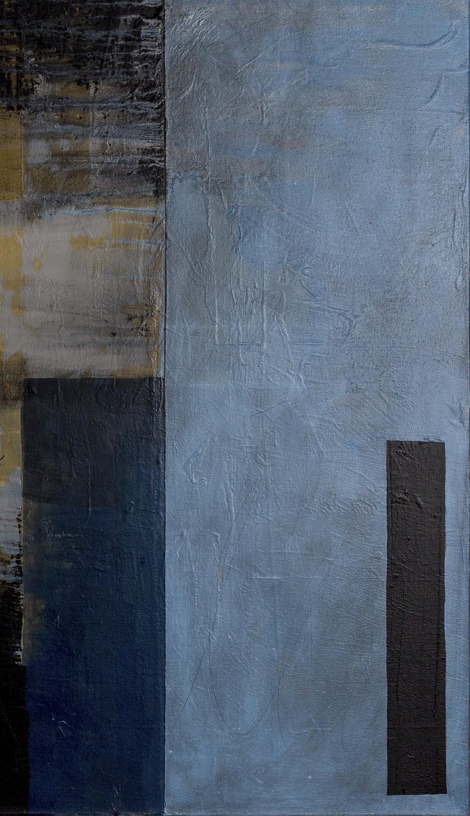 Morning Mist Composition - dynamic, modernist abstract, acrylic on canvas - Contemporary Painting by Otto Donald Rogers