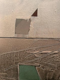 Warm Earth, Wind Circle, Contemporary, Abstract, Landscape, Painting