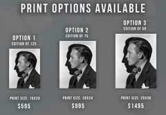 Bing Crosby Artistic Profile Fine Art Print