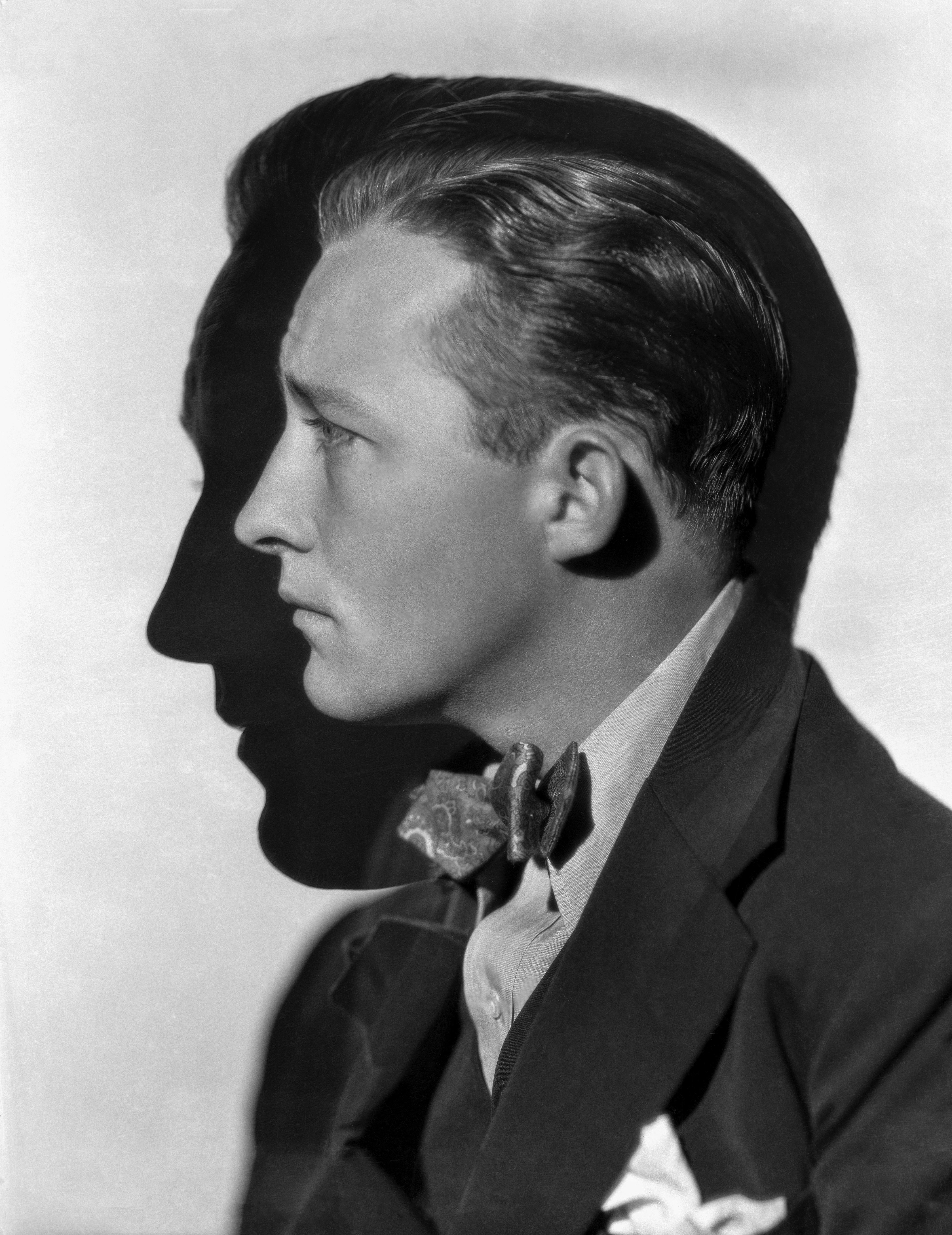 Otto Dyar Black and White Photograph – Bing Crosby Artistic Profile Fine Art Print