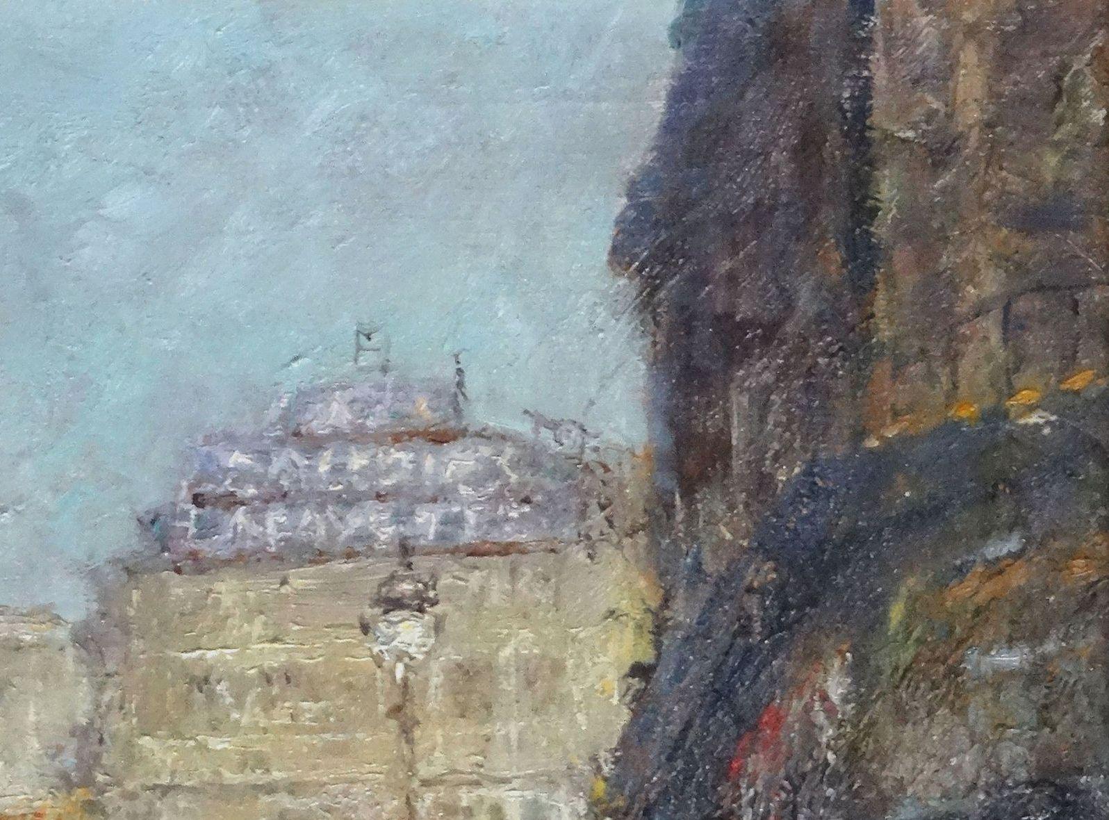 Calle Lafayette, París. Óleo sobre lienzo, 61x50 cm

Paisaje realista de París vida cotidiana con edificios coches y gente
