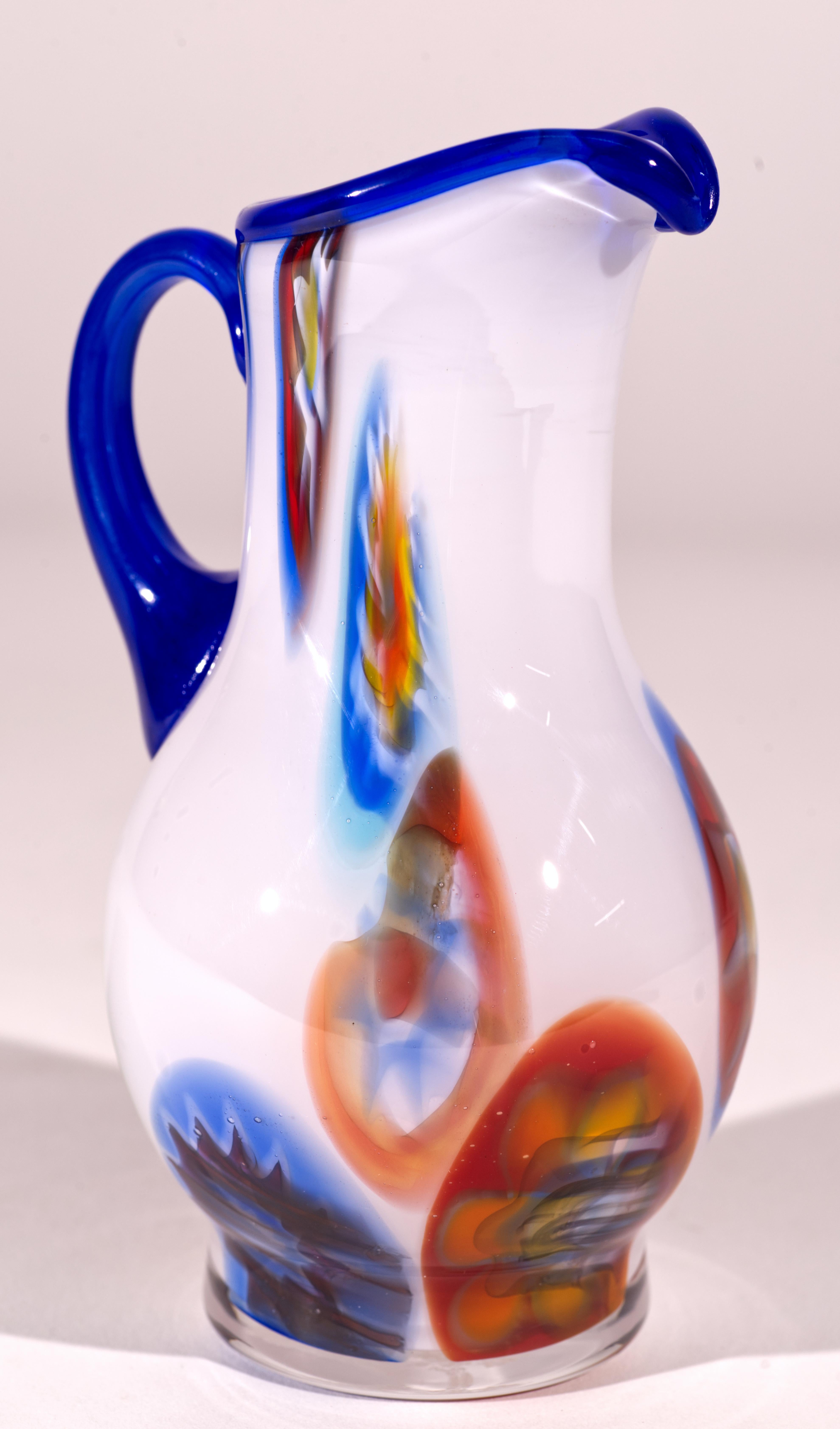 Americano Vaso Millefiori Otto Franek, Studio Art Glass americano in vendita