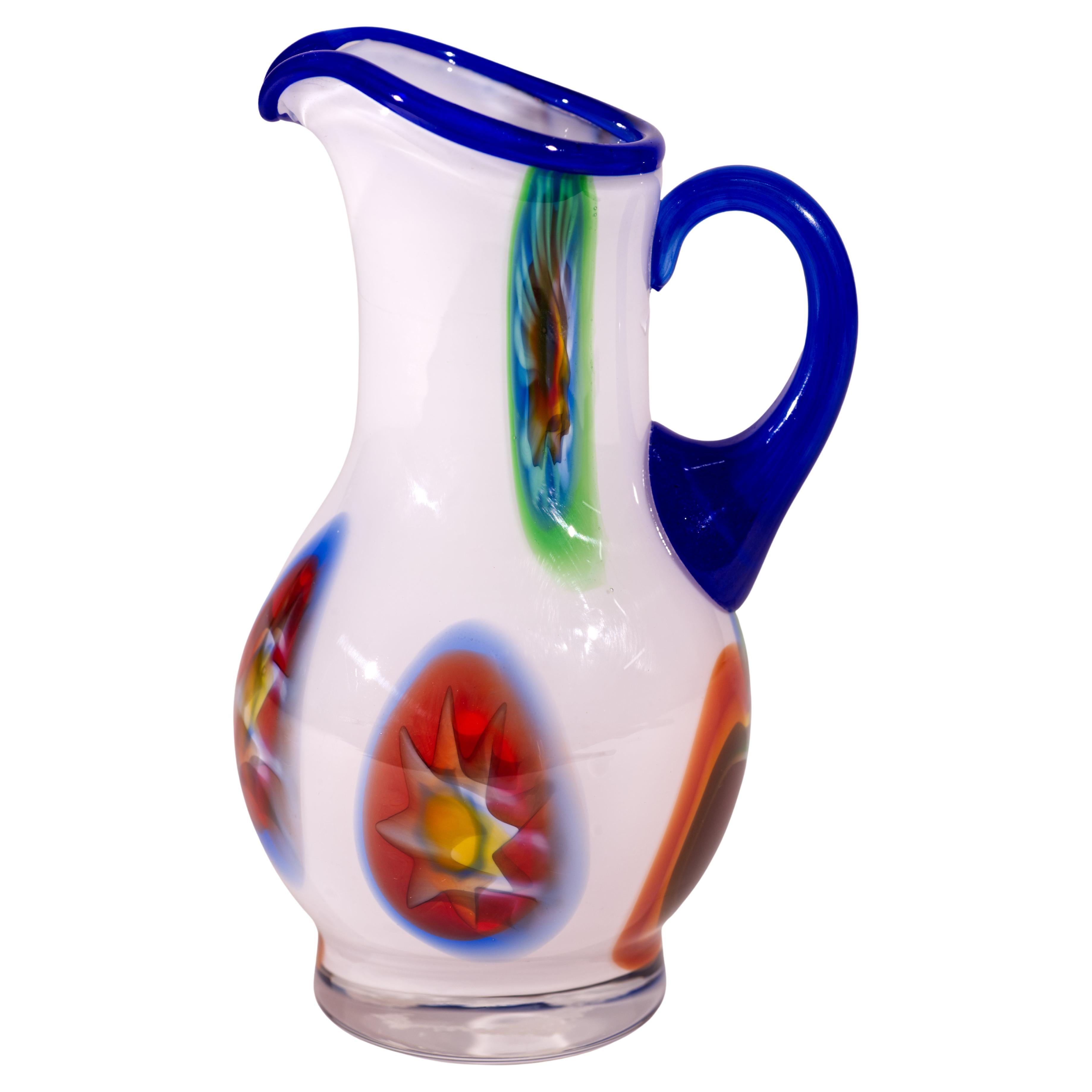 Otto Franek Millefiori Bud Vase, American Studio Art Glass