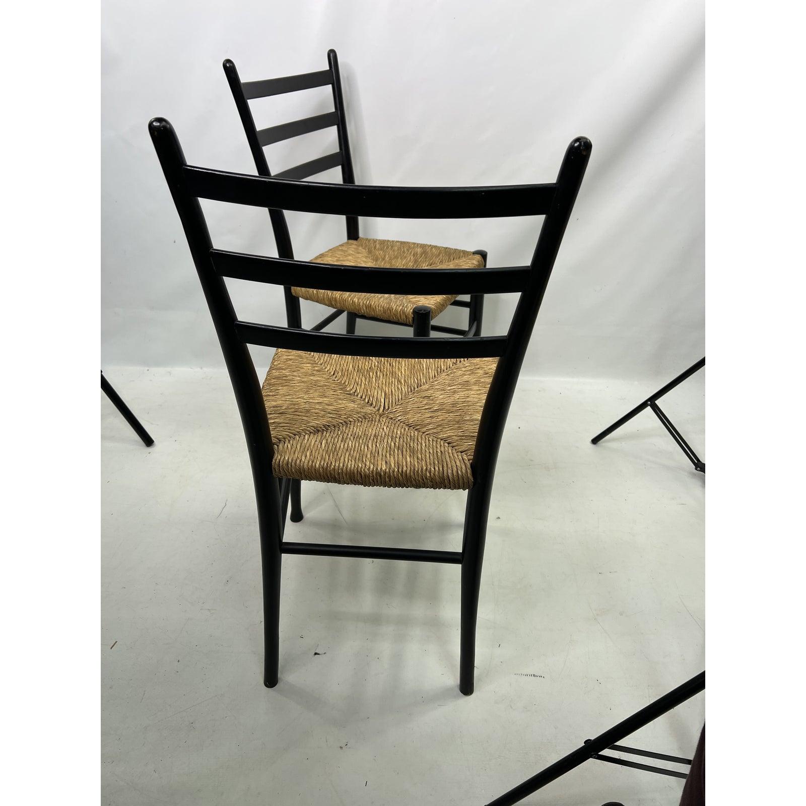 rush seated chairs