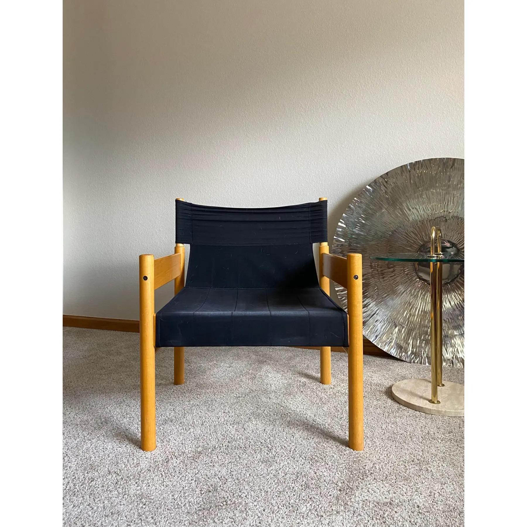 20th Century Otto Gerdau Minimalist Club Chair in Beech (Brazil) For Sale