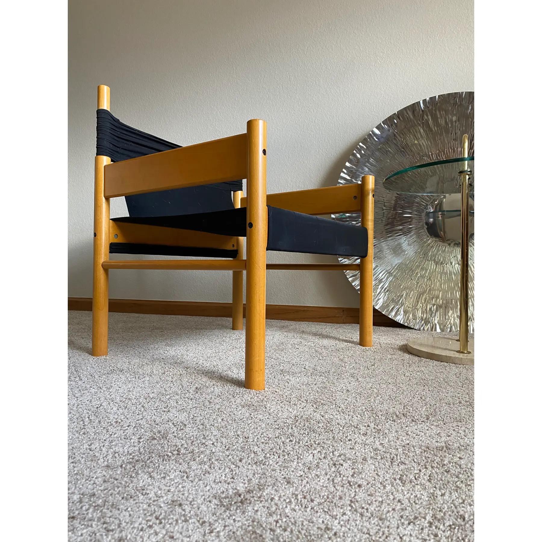 Otto Gerdau Minimalist Club Chair in Beech (Brazil) For Sale 2