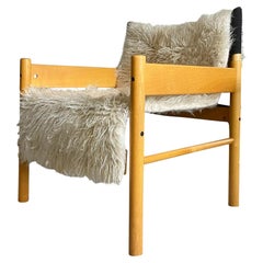 Otto Gerdau Minimalist Club Chair in Beech (Brazil)