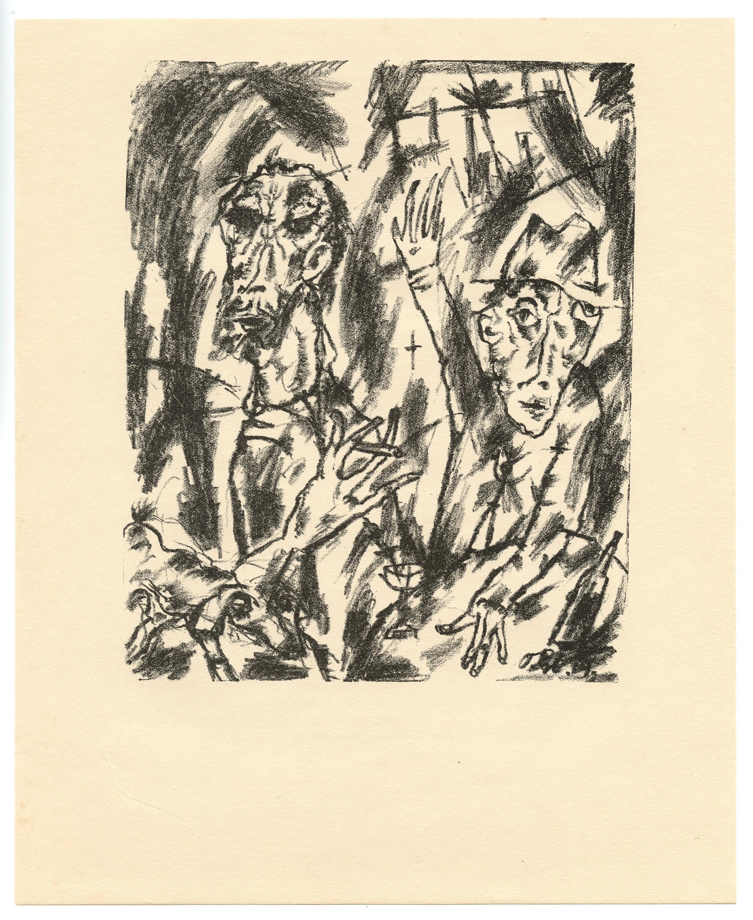 original lithograph - Print by Otto Gleichmann