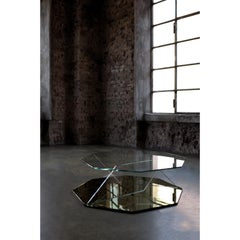 Otto Gold Mirror 90 Coffee Table by VUUN ITALIA