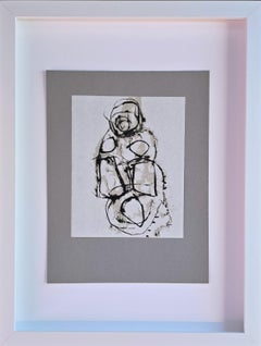 Composition sans titre II (Abstraction gestuelle, lyrique, tachisme, expressionnisme)