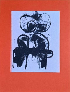 Untitled Composition III (Gestural Abstraction, Lyrical, Tachisme)