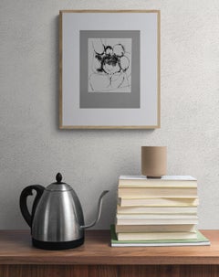 Composition sans titre V (Abstraction gestuelle, Lyrique, Tachisme)