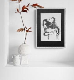 Untitled Composition VI (Gestural Abstraction, Lyrical, Tachisme)