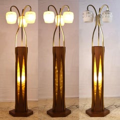 Otto Guggenheim Scupltural Vintage Mid Century Modern Floor Lamp c. 1960s