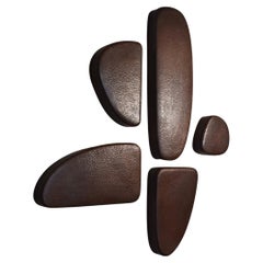 Otto Hammered Copper Wall Sculpture I by Aura Carpio