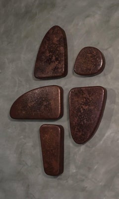 Otto Hammered Copper Wall Sculpture II by Aura Carpio