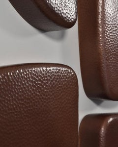 Otto Hammered Copper Wall Sculpture III by Aura Carpio