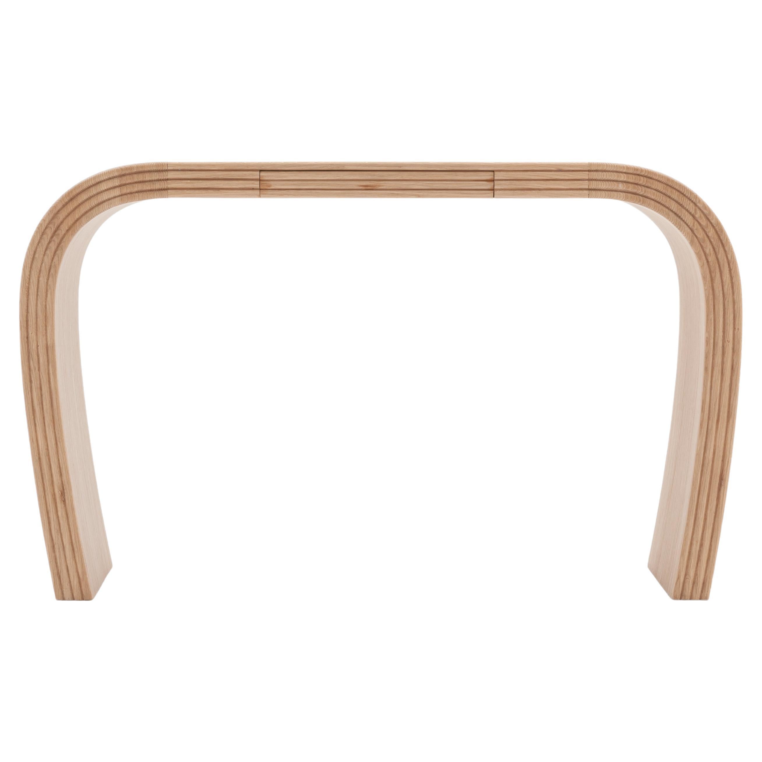 Otto handmade wood console table For Sale
