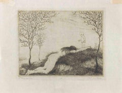 Untitled - Etching by Otto Hans Beier - Early 20th Century