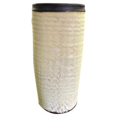 Otto Heino Signed Imperial Chinese Yellow Glaze Vase Vessel