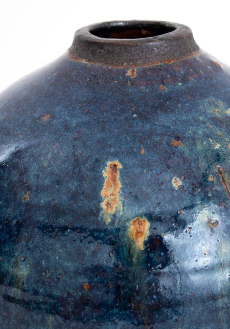 Nordamericano Vaso ovale in gres di Otto Heino