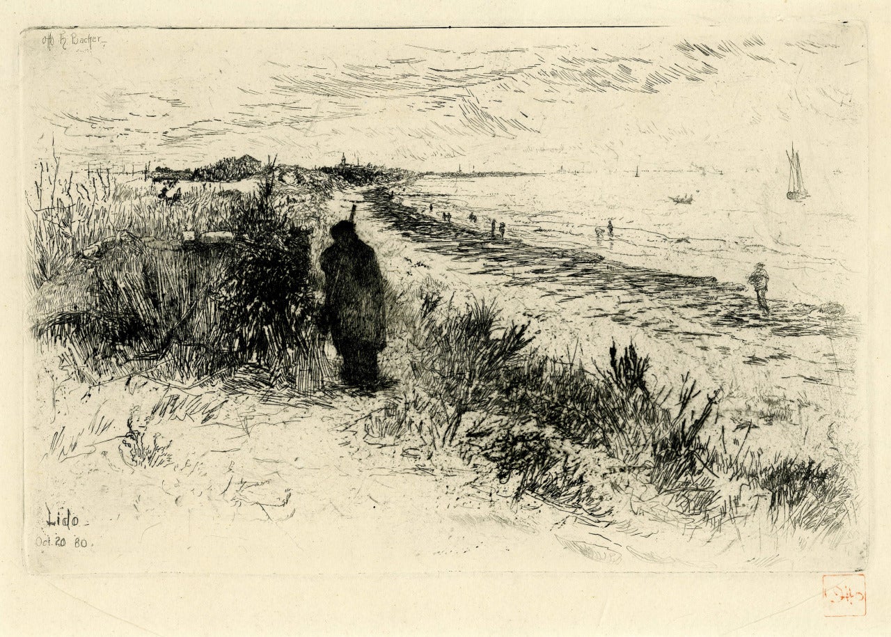 Lido (Venezia) - Print di Otto Henry Bacher
