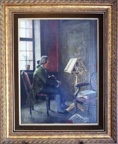19th Century Portrait Oil Painting by Otto Herschel
