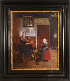 "Cleaning the Pewter" by Otto Karl Kirberg