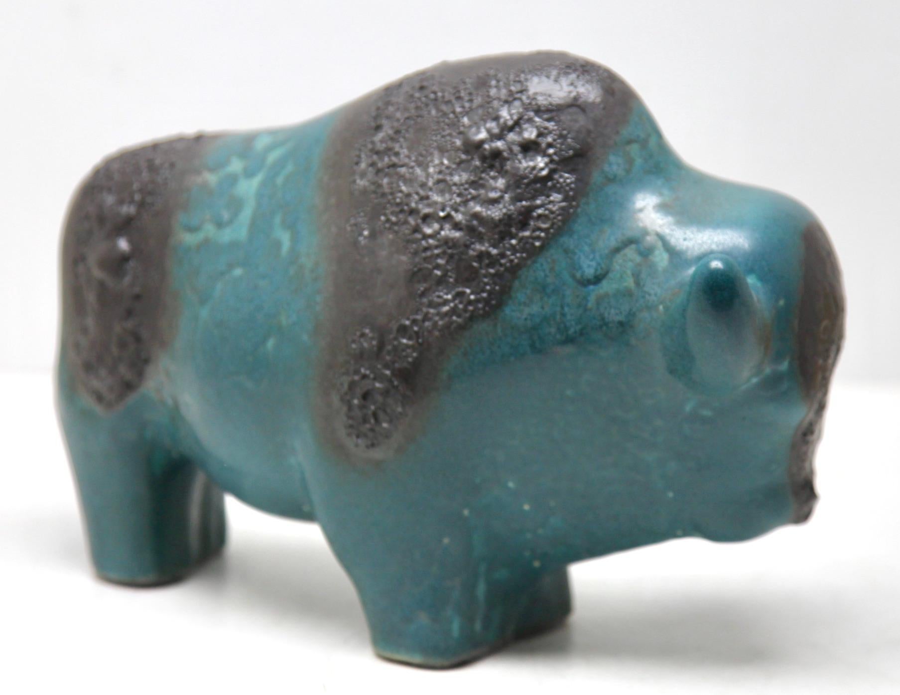 blue mountain pottery buffalo