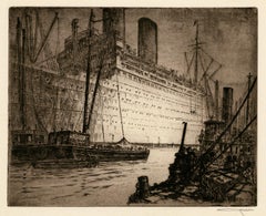 Frachttransporter" - New Yorker Hafen in den 1930er Jahren