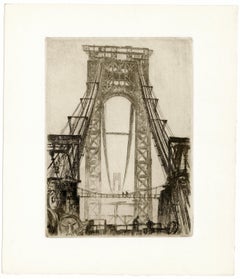 George-Washington-Brücke (im Bau)" - New York City in den 1920er Jahren