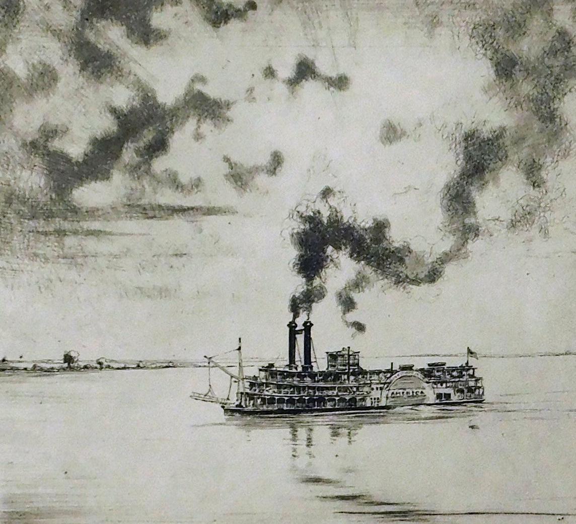Otto Kuhler ha firmato l'acquaforte originale 