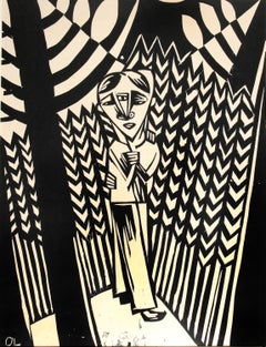 Tanzpaar unter Bäumen