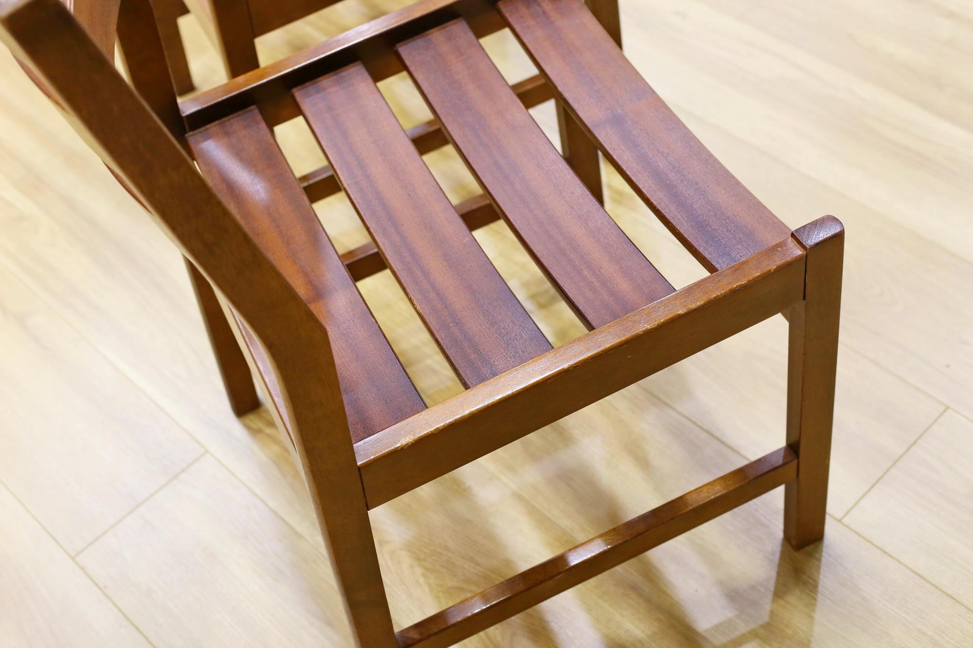 Mid-Century Modern 'OTTO LARSEN' Dining Chair Set 6. For Sale
