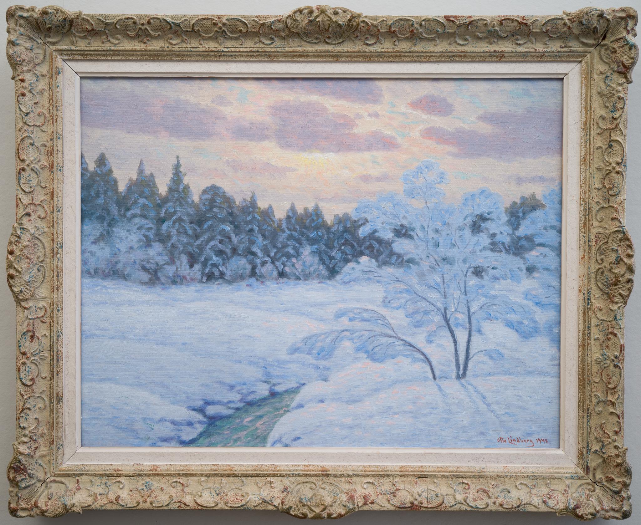 La paleta del invierno: El tranquilo paisaje invernal de Otto Lindberg, 1945 1