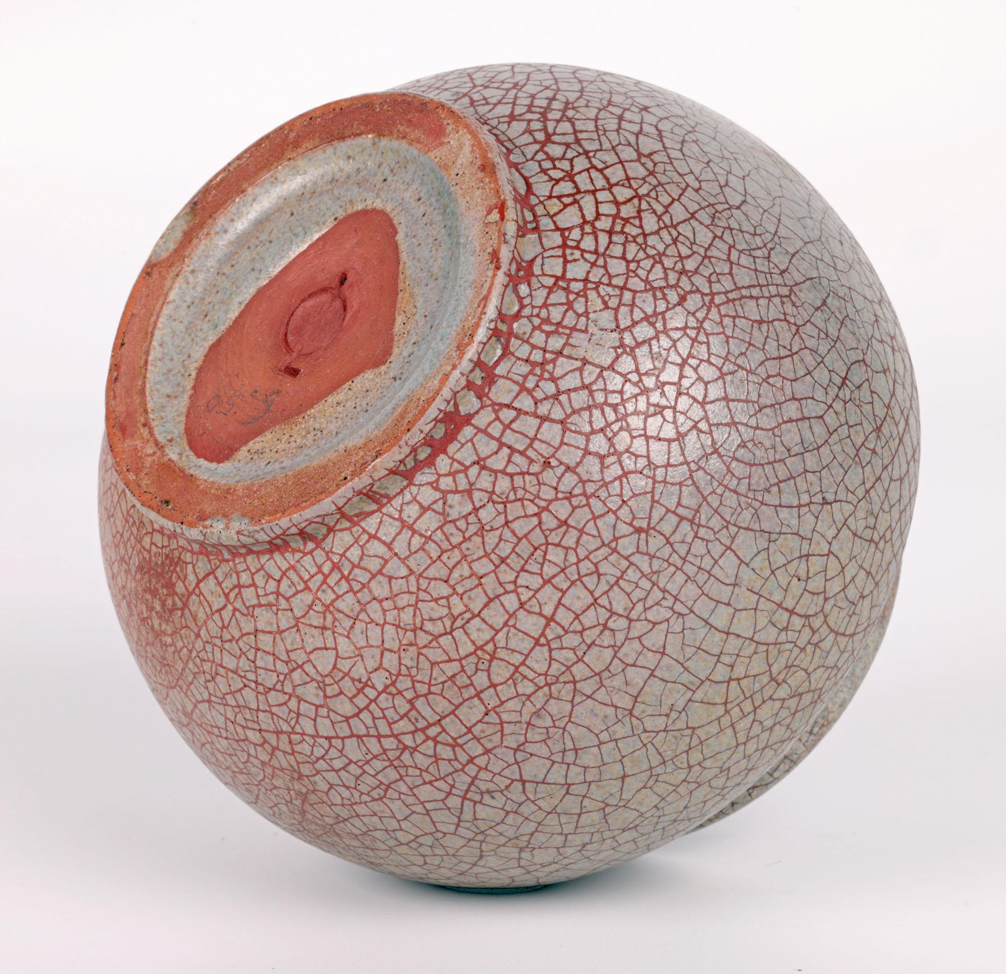 Otto Lindig German Bauhaus Studio Pottery Vase For Sale 4