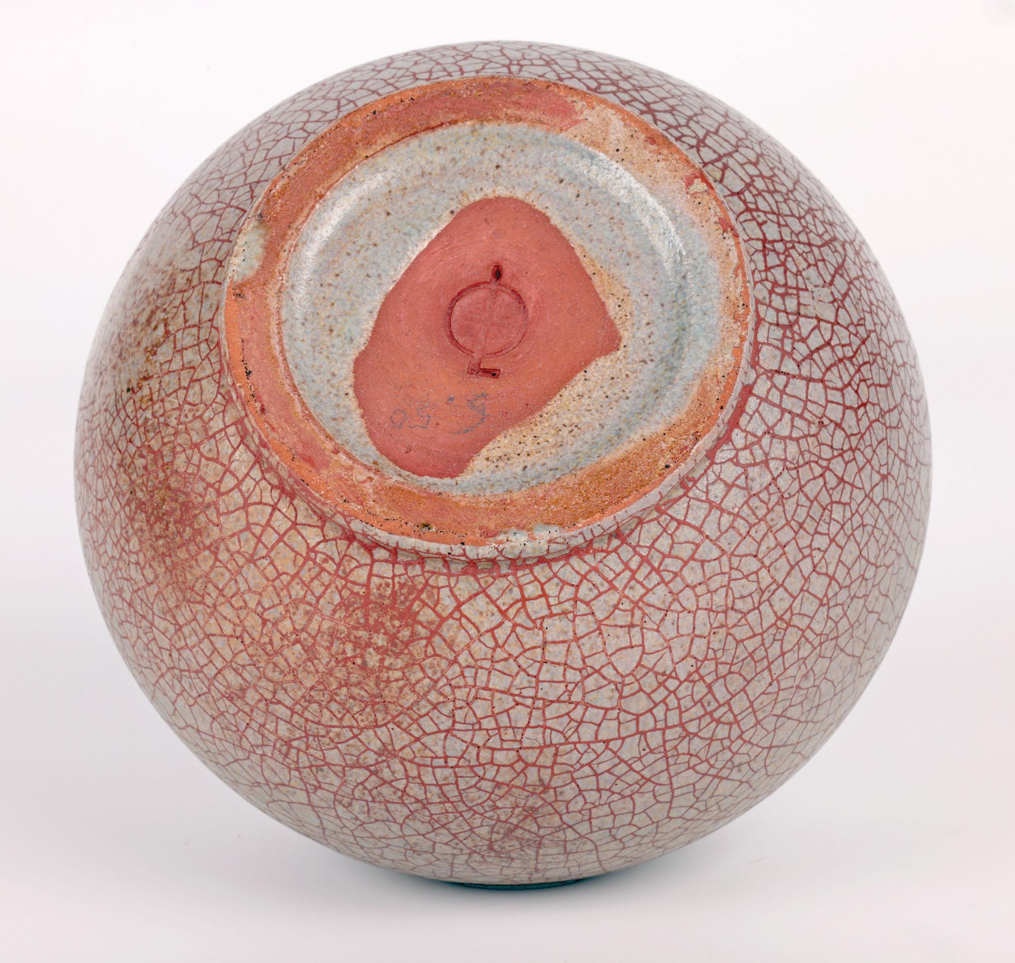 Otto Lindig Deutsche Bauhaus Studio-Keramik-Vase im Angebot 6