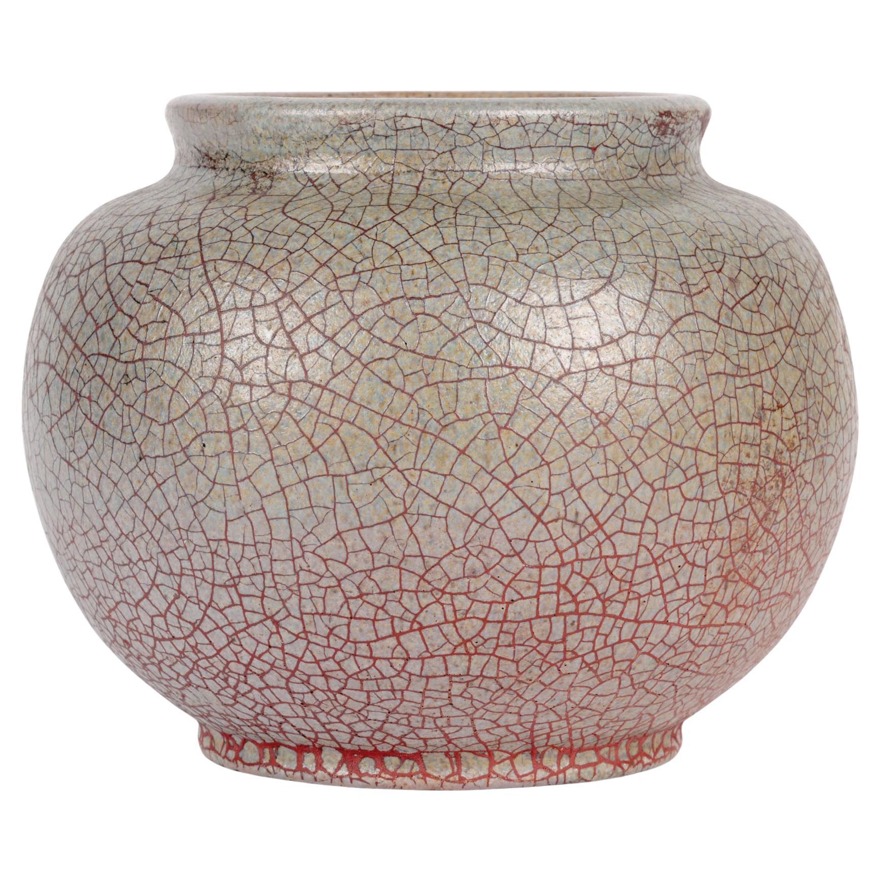 Otto Lindig German Bauhaus Studio Pottery Vase For Sale