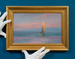 Evening Sail – Sunset Reflections by the Swedish Coast