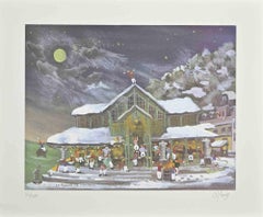 Le Marché de Montreux - Lithographie d
Otto Menge - 1994
