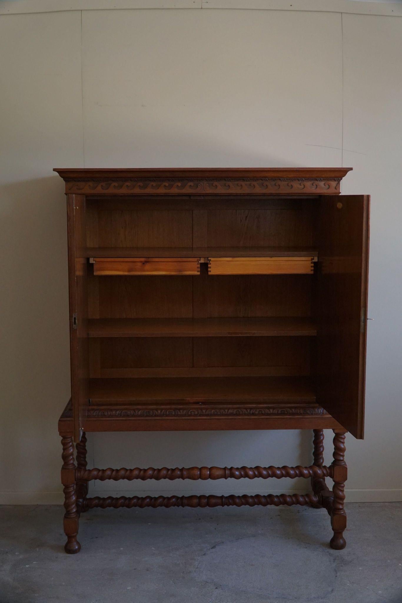 Otto Meyer, Harlequin Cabinet in Nutwood, Danish Modern, Made in 1926 For Sale 4