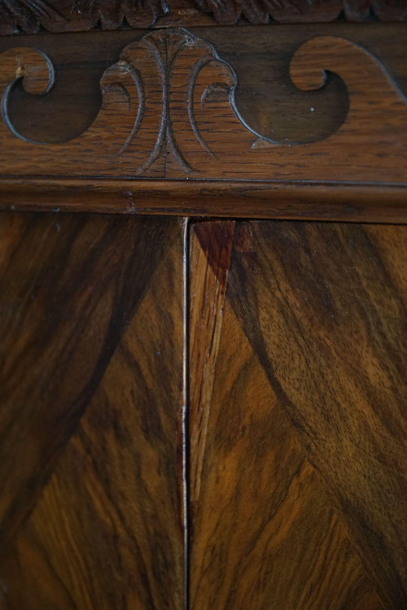 Otto Meyer, Harlequin Cabinet in Nutwood, Danish Modern, Made in 1926 6