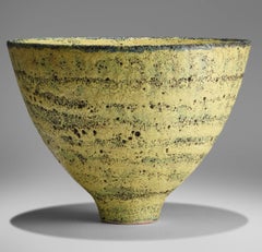 Cuenco monumental del Studio A de Otto Natzler y Gertrud Natzler 1956