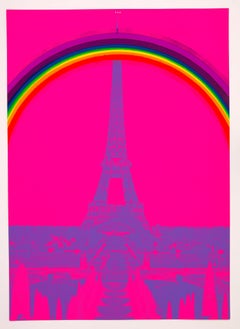 Pax - a call for peace - Paris - an original screenprint