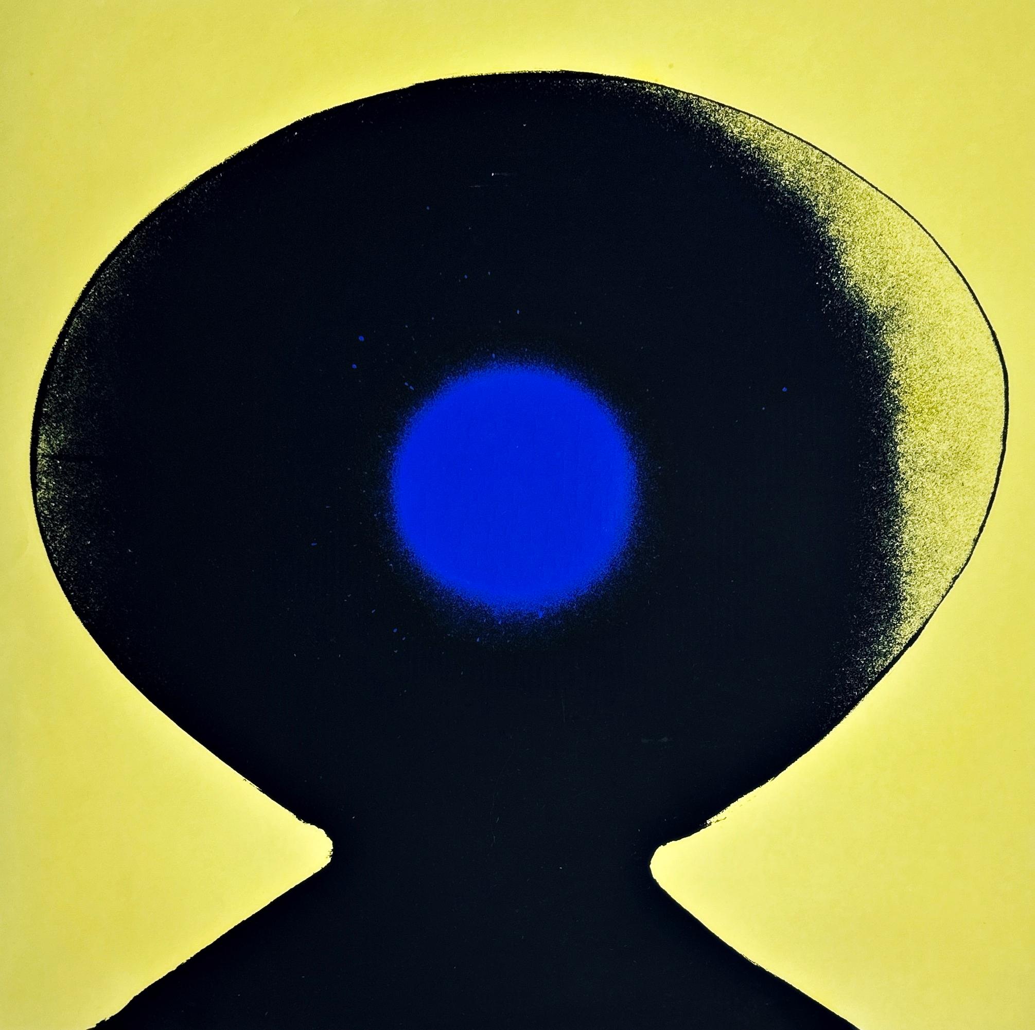 Telemagisch, 1969, Color Silkscreen, Signed and Limited, Artist Group Zero - Print by Otto Piene