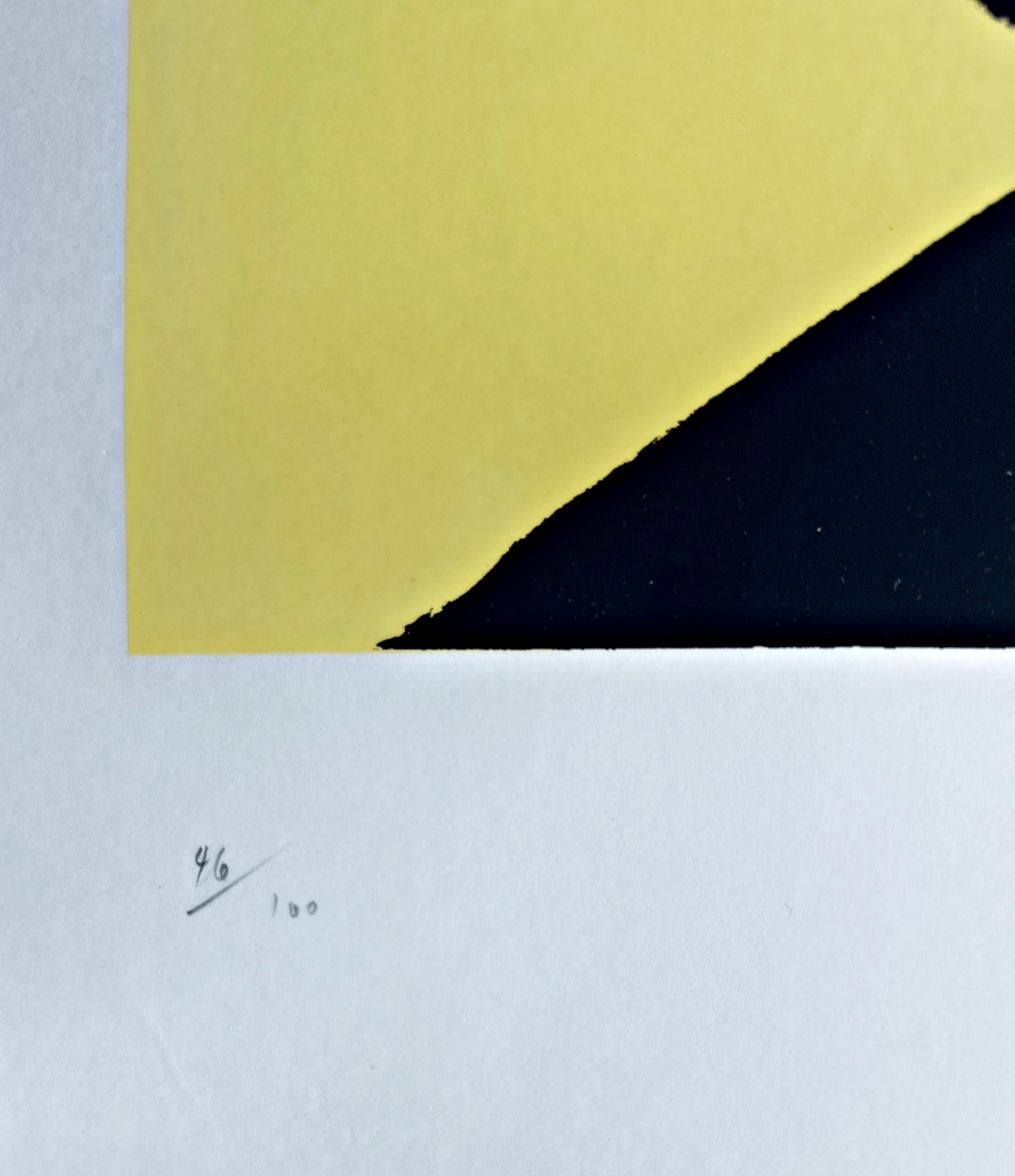 Telemagisch, 1969, Color Silkscreen, Signed and Limited, Artist Group Zero - Abstract Print by Otto Piene